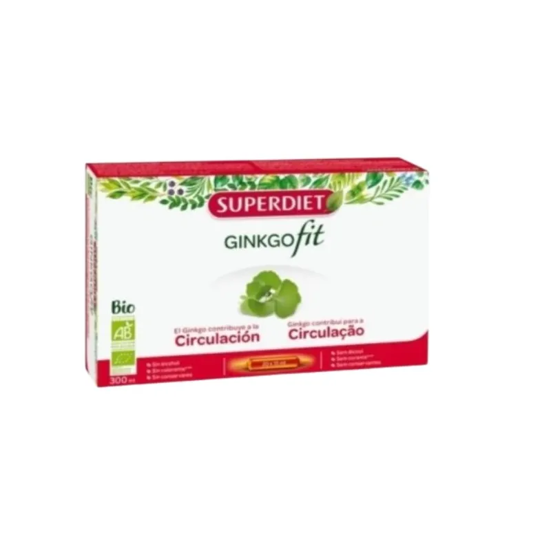 Ginkgofit BIO 20 Fläschchen, Superdiet