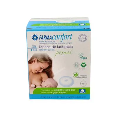 Farmaconfort discos lactan alg 30 uds., Farmacomfort