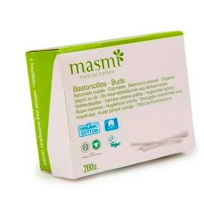 Bastoncillos de algodón y stick de papel BIO 200 uds., Masmi