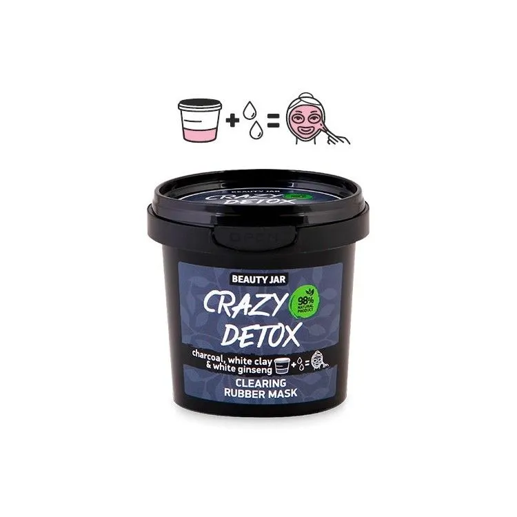 Masque Peel-Off Détox - Alginate et Charbon, Beauty Jar