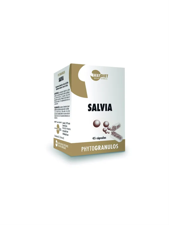 Salvia De 400 mg 45 cápsulas, Waydiet · imagen 2