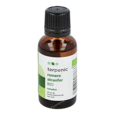 Aceite esencial de romero alcanfor BIO 30 ml, Terpenic