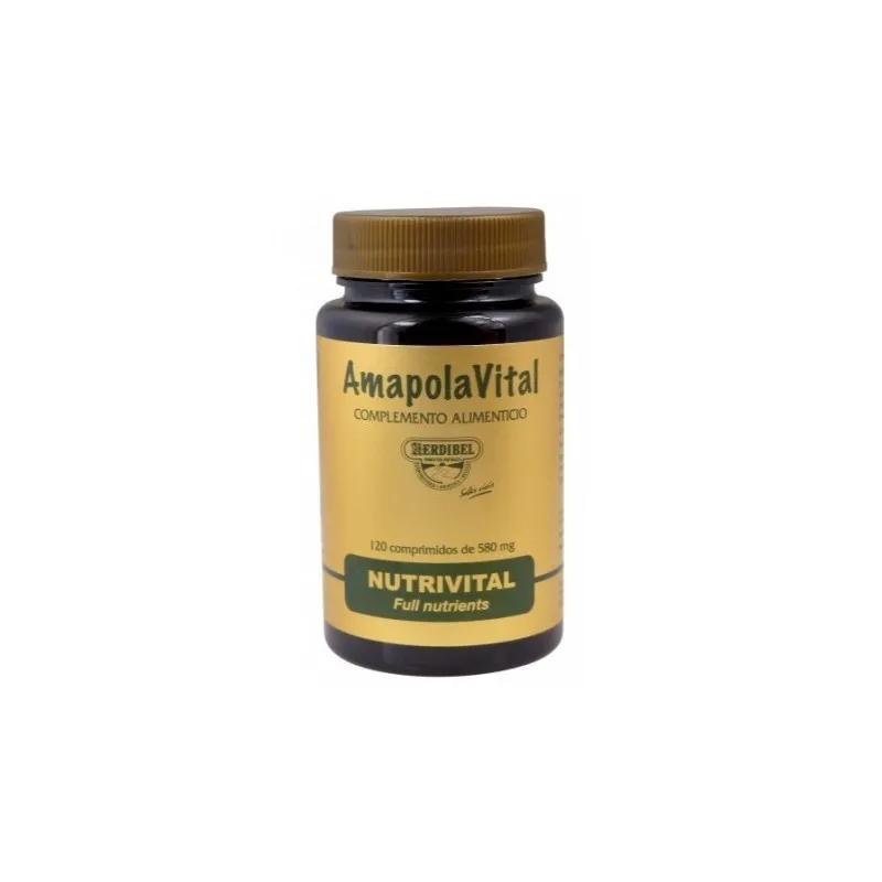 Amapola vital herdibel 120 comprimidos, Nutrivital