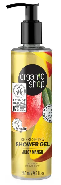 Mix gel de ducha reparador de mango 280 ml, Organic Shop