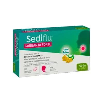 Sediflu Hals forte zum Lutschen 20 Tabletten, Sante Verte