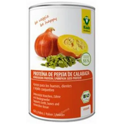 Pompoenpitteiwit glutenvrij BIO 500 g, Raab Vitalfood