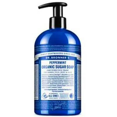 Jabón de azúcar menta 710 ml, Dr. Bronner´s