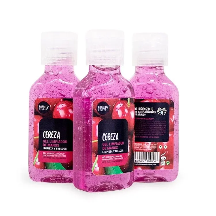Gel Hidroalcohólico Cereza 100 ml, Bubbles & Colors