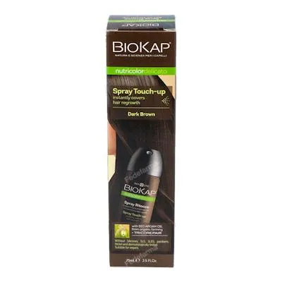 Spray retoque cascaño oscuro 75 ml, Biokap