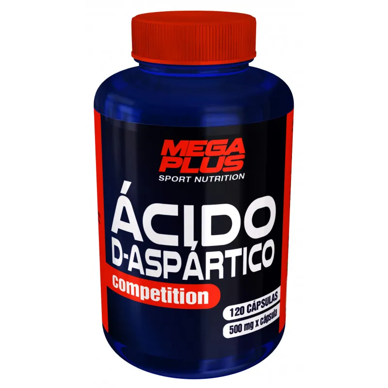 Ácido d-aspartico megaplus 120 cápsulas, Mega Plus