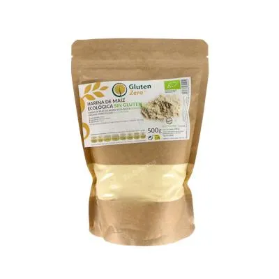 Harina de maiz BIO 500 g, Gluten Zero