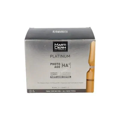 Platinum photo age ha+ 30 ampollas 2 ml, Martiderm