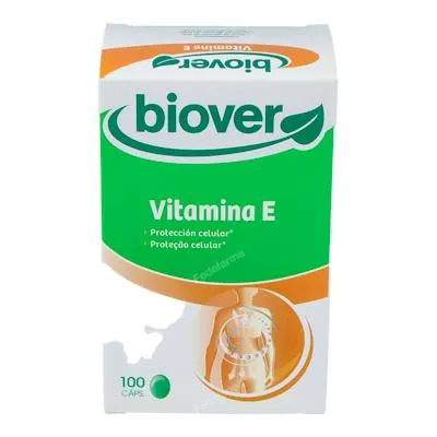 Vitamina e natural 45 ie blandas 100 cápsulas, Biover