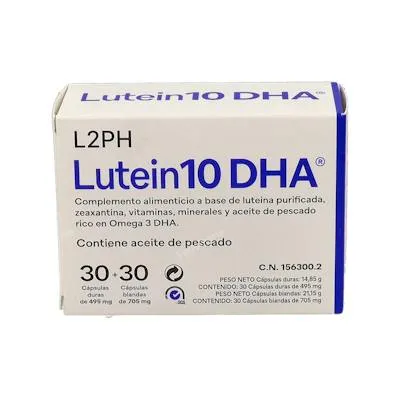 Lutein 10 DHA 30+30 cápsulas, Ele2pharma