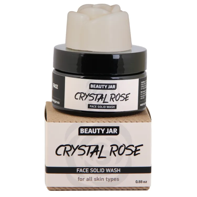 Sabonete sólido facial Crystal Rose, Beauty Jar