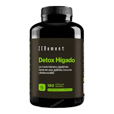 Detox hígado 180 cápsulas, Zenement