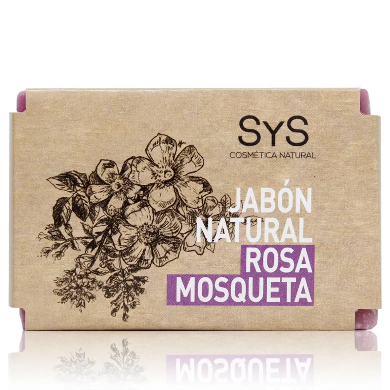 Sabonete rosa mosqueta natural em barra 100 g, Sys