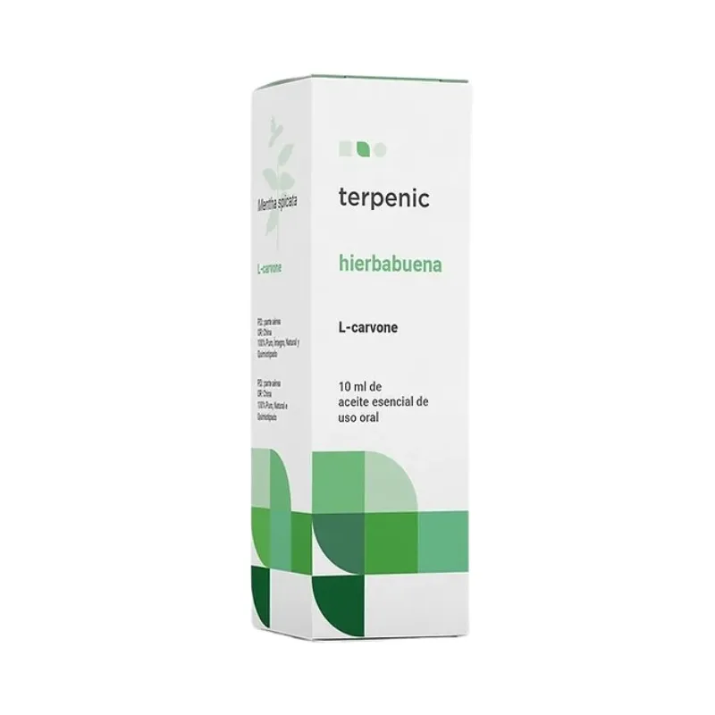 Aceite esencial de hierbabuena alimentario terpecnic BIO 10 ml, Terpenic