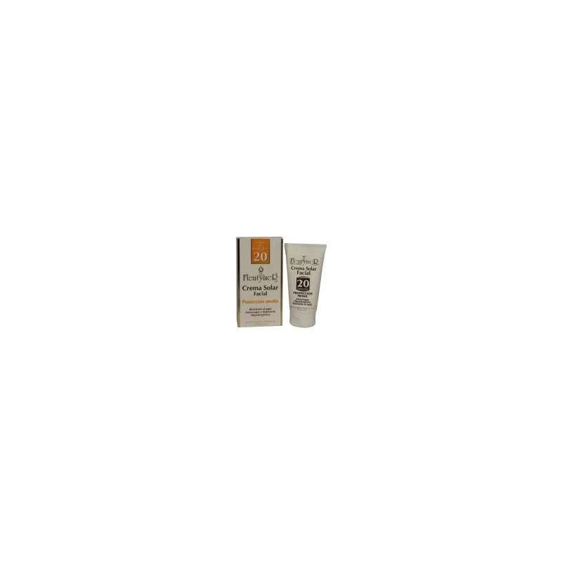 Crema solar facial SPF-20 tubo 80 ml, Fleurymer