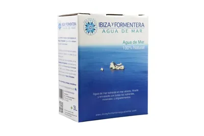 Meerwasser Karton Culinario 3 l, Ibiza Y Formentera Agua De Mar