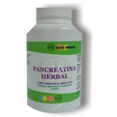 Pancreatina herbal 120 cápsulas, Alfa Herbal