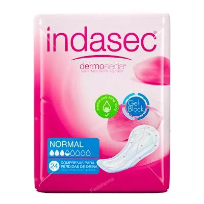 Compresa discreet abso normal 24un 155 ml, Indasec