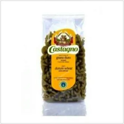 Bruchetti de trigo duro con puerro BIO 500 g, Castagno