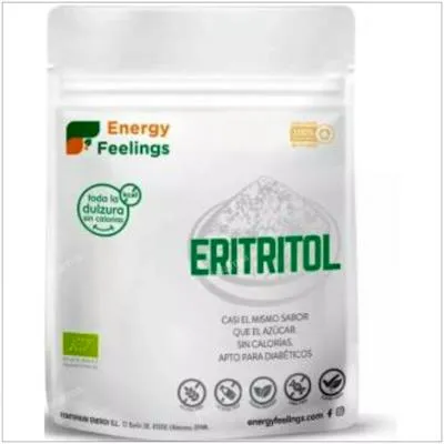 Eritritol polvo sin gluten BIO 200 g, Energy Feelings