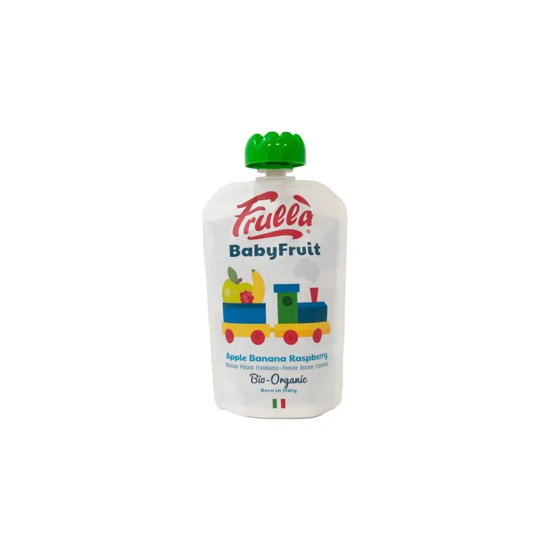 Puré manzana plátano frambuesa baby fruit, Frulla