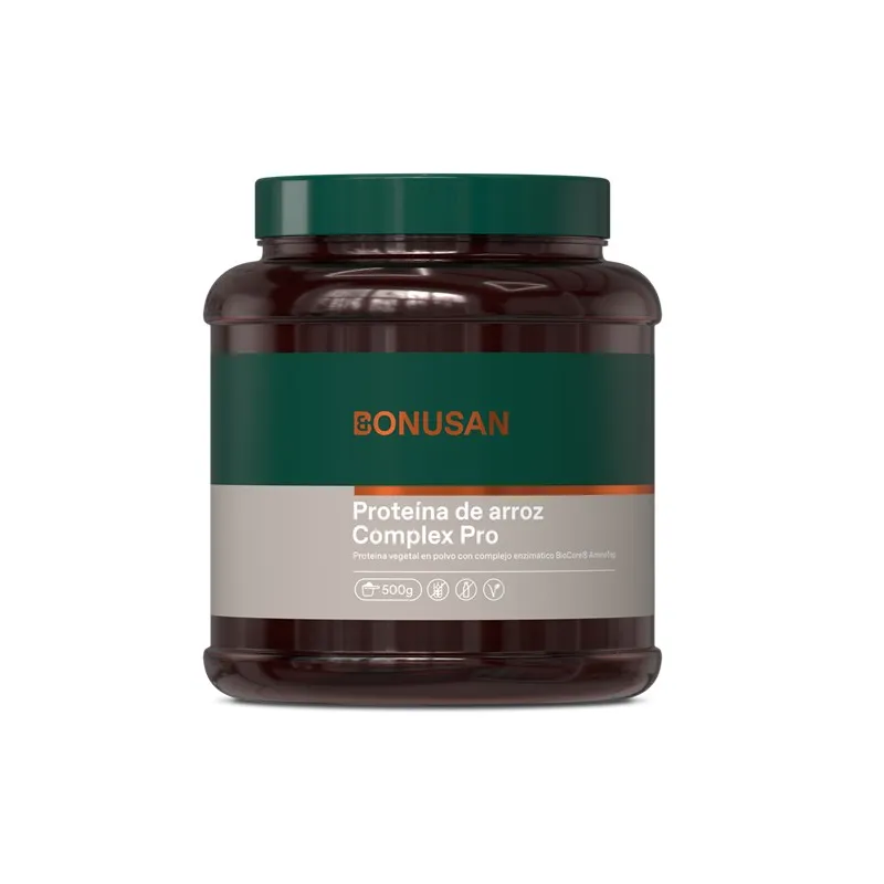 Proteína de arroz complex pro sabor vainilla 500 g, Bonusan