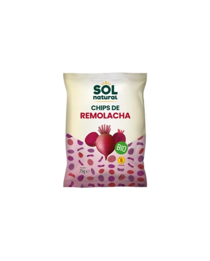 Chips remolacha sin gluten BIO 75 g, Sol Natural