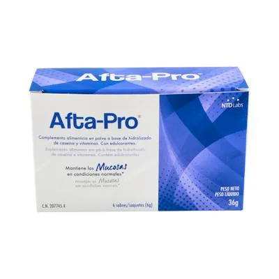 Afta-pro 6 sobres, Afta-pro