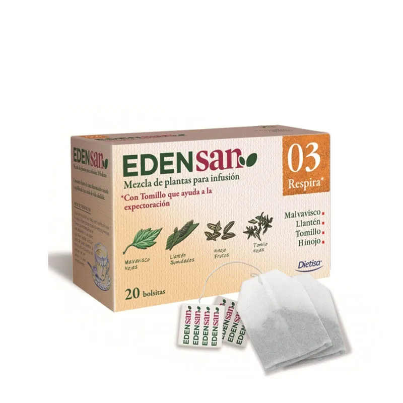 Edensan 03 respira infusione 20 bustine, Dietisa (dielisa)