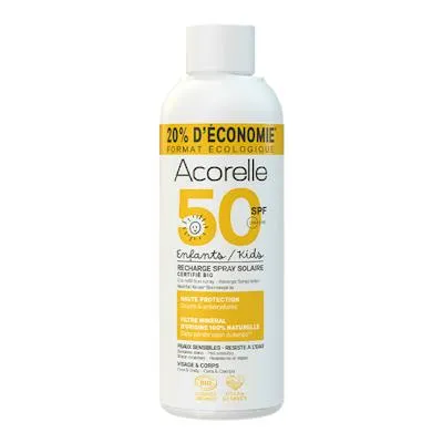 Recarga spray solar niños SPF50 150 ml, Acorelle