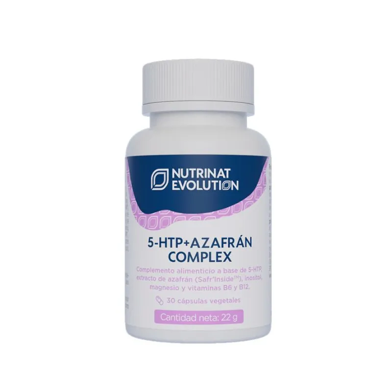 5-htp + azafran complex evolution 30 cápsulas, Nutrinat
