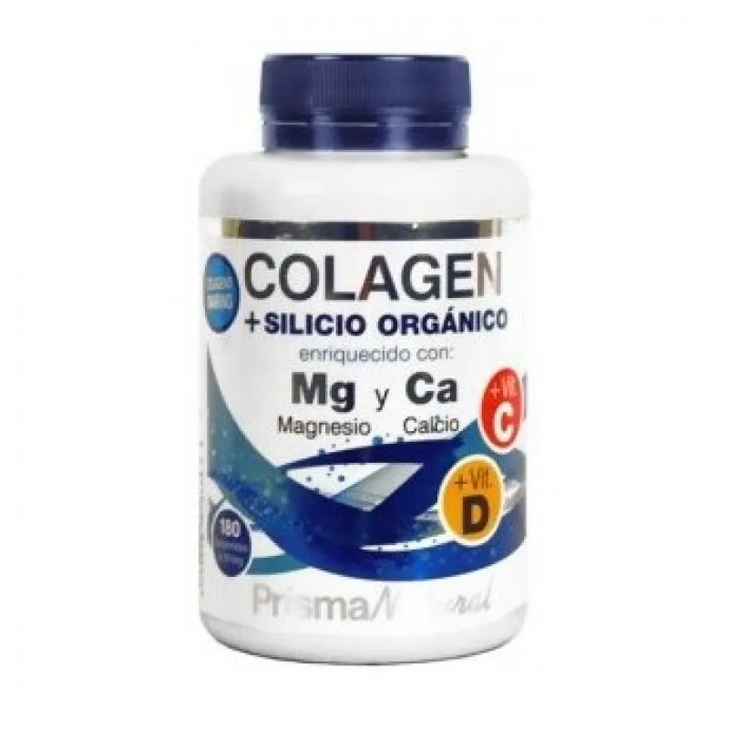 Colágeno marino+silicio orgánico 180 comprimidos, Prisma Natural