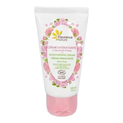 Crema hidratante con rosa 50 ml, Fleurance Nature