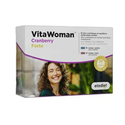 Vitawoman cranberry forte 15+15 comprimidos, Eladiet