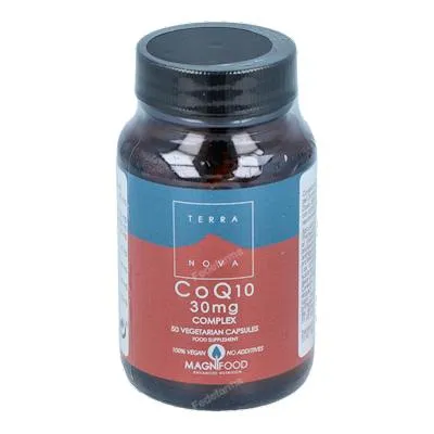Co Q10 30 mg complex 50 cápsulas vegetales, Terranova