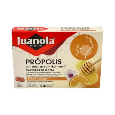 Pastillas própolis altea naranja 24 uds., Juanola