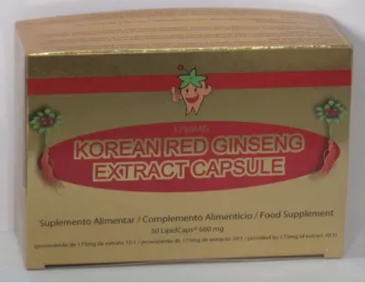 Korean red ginseng 30 capsules, Quality Of Life