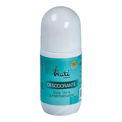 Déodorant aloe vera menthe poivrée roll-on 50 ml, Irati Organic