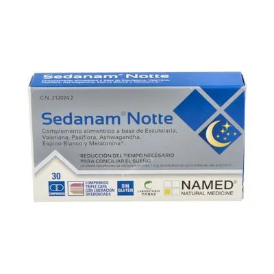 Sedanam notte 30 comprimidos, Cobas