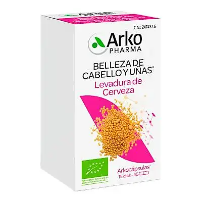 Levadura de cerveza BIO 45 arkocápsulas, Arkopharma