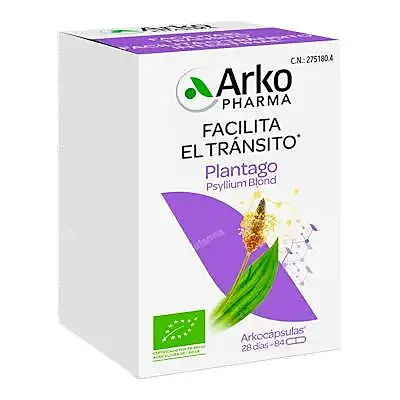 Plantago BIO 84 arkocápsulas, Arkopharma