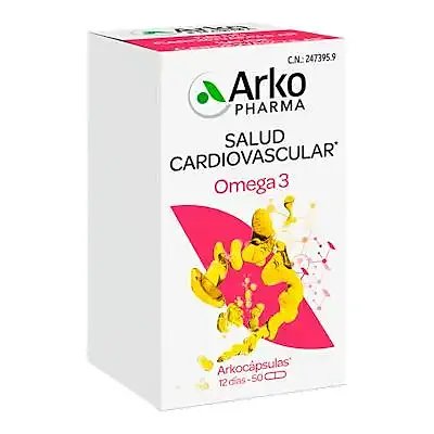 Aceite de pescado omega 3 50 arkocápsulas, Arkopharma