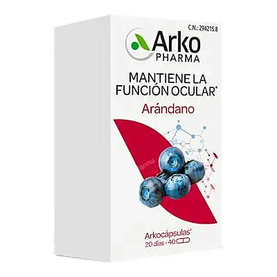 Arándanos BIO 40 arkocápsulas, Arkopharma