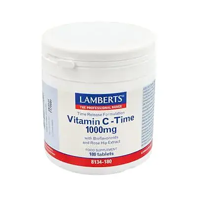 Vitamina c 1000 mg time 180 comprimidos, Lamberts