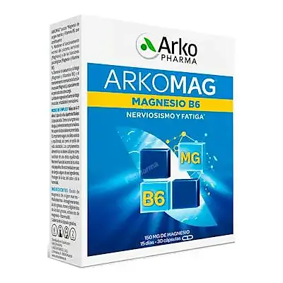 Arkovital magnesio 30 cápsulas, Arkopharma