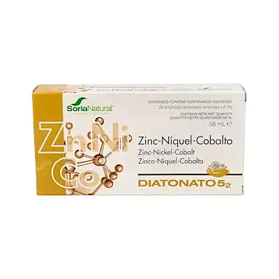 Diatonato 5/2 zinc-niquel-cobalto 28 viales, Soria Natural